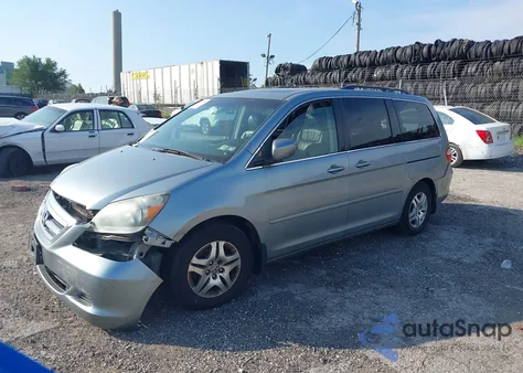 2006 Honda Odyssey Ex-L z USA, uszkodzony, nr VIN 5FNRL38756B056754